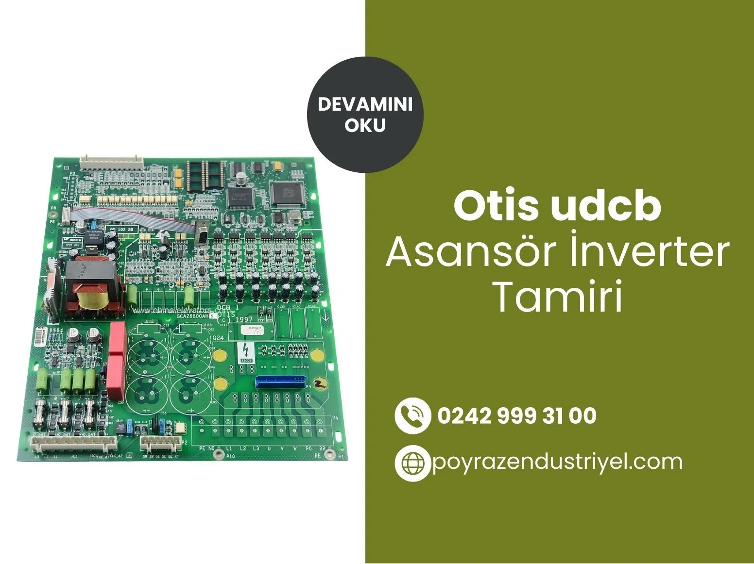 Otis Udcb Asansör İnverter Tamiri